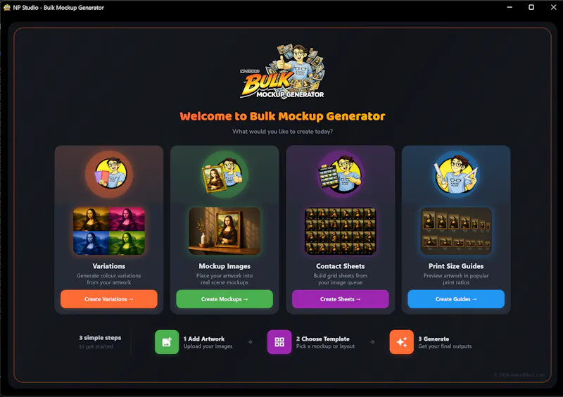 NP Studio – Bulk Mockup Generator screenshot 3