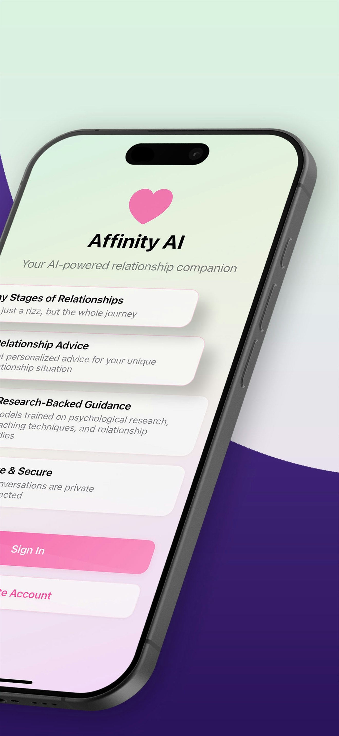 Affinity AI - Más que solo rizz - #1 Compañero de relación de IA media 2