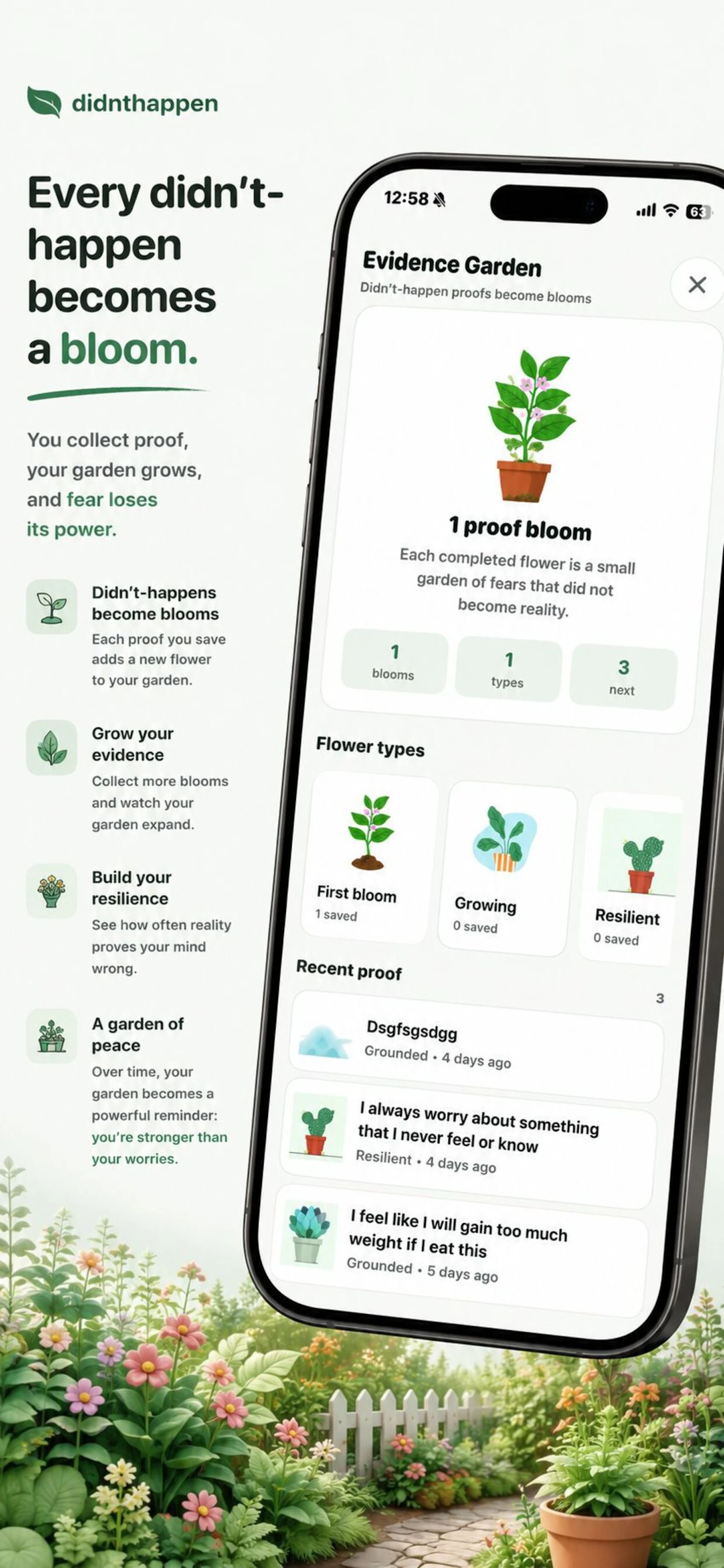 DidntHappen - Fear Tracker screenshot 3