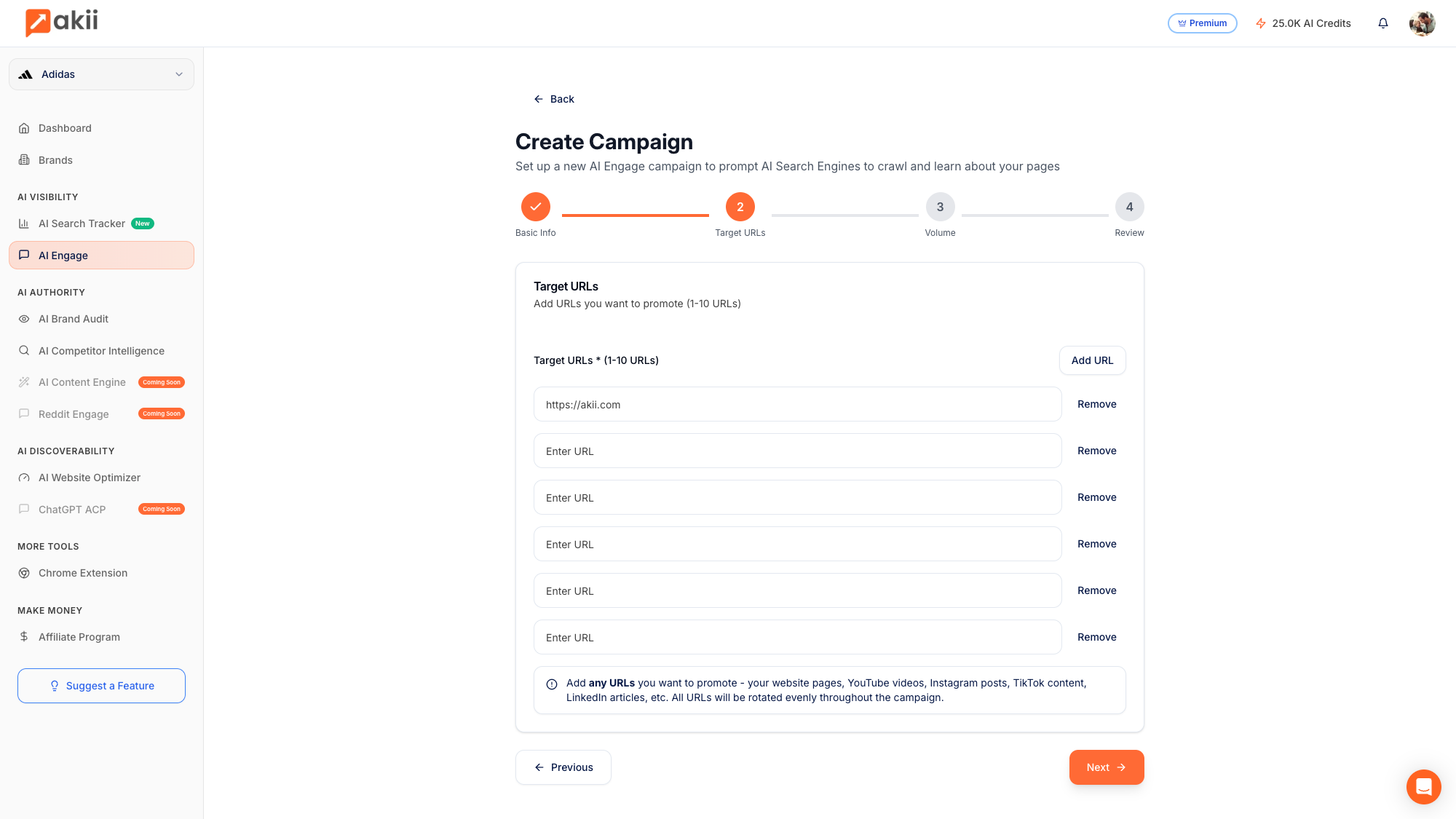 AI Engage: Train AI Search Engines - Screenshot 3 showing product features and functionality