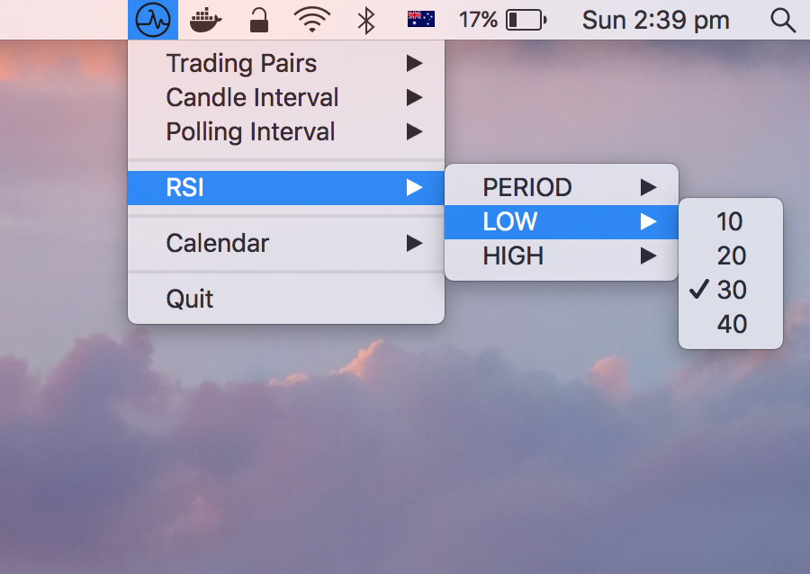 Lambda Signal - crypto algo trading macOS app gallery image