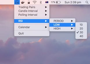 Lambda Signal - crypto algo trading macOS app gallery image