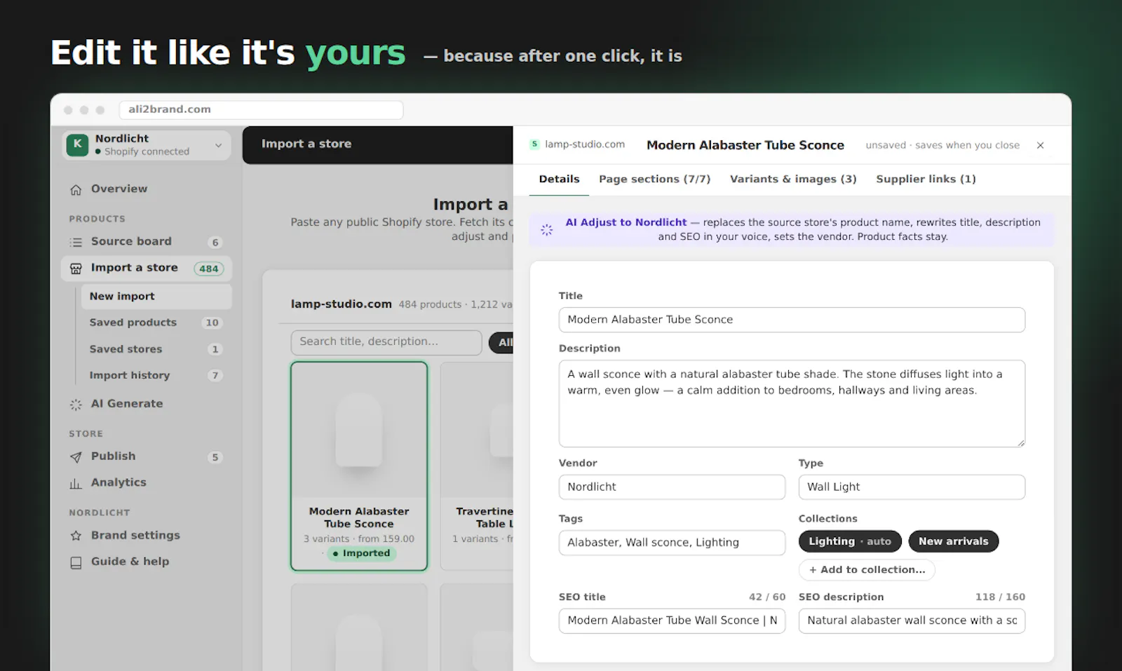 Ali2Brand screenshot 2