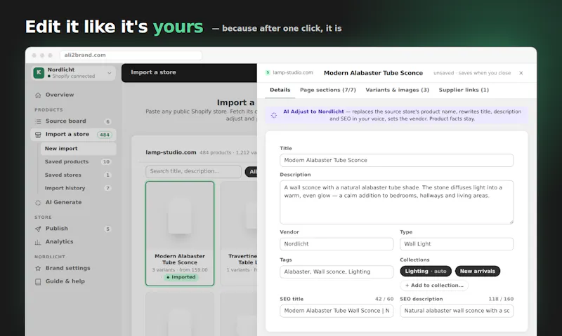 Ali2Brand screenshot 2