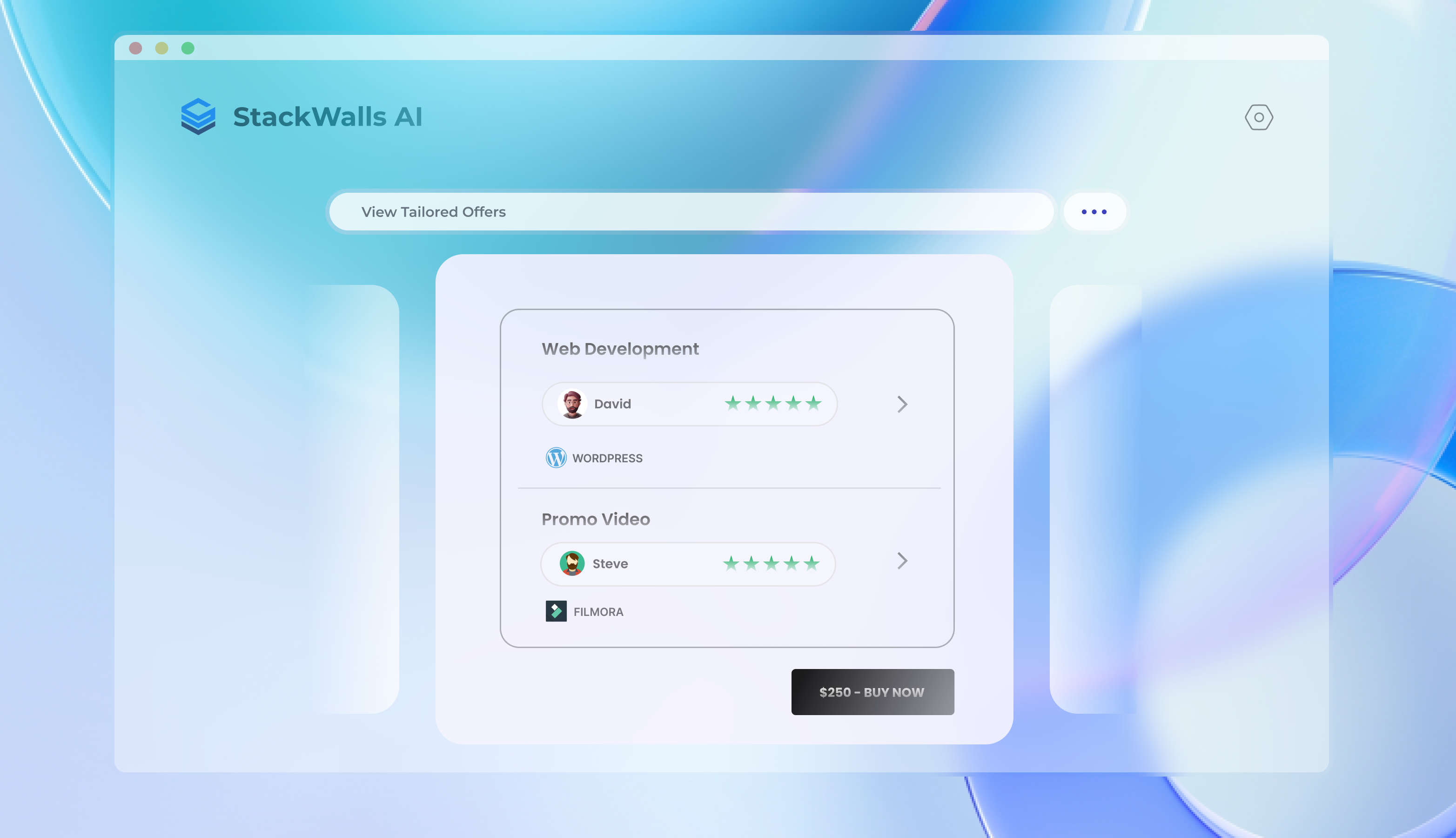 Stackwalls AI - AI Powered Freelancing Marketplace medya 4
