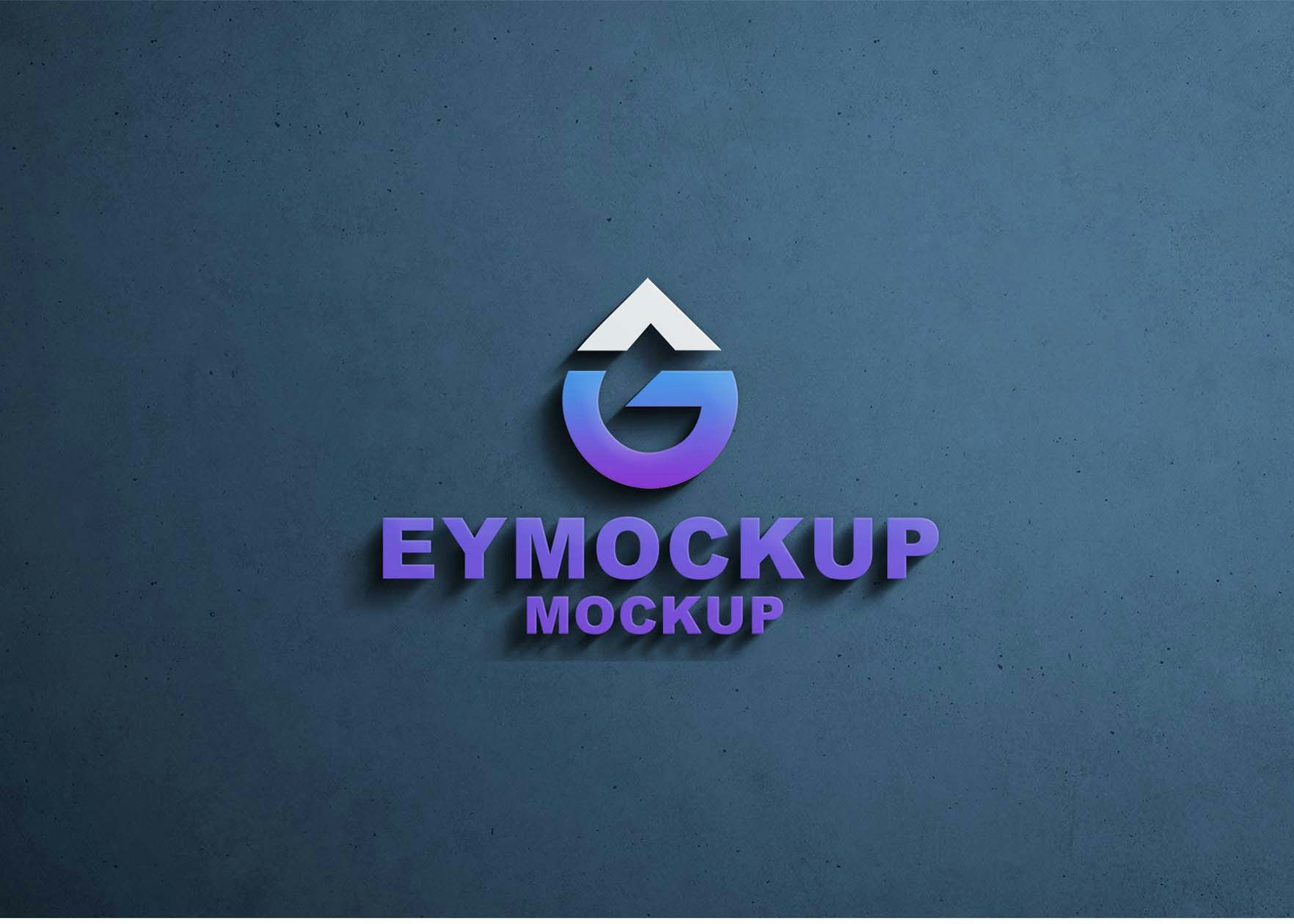 Free 3D Logo Mockup Collection gallery image