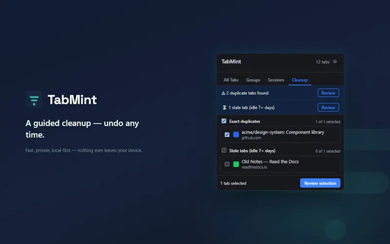 TabMint screenshot 6