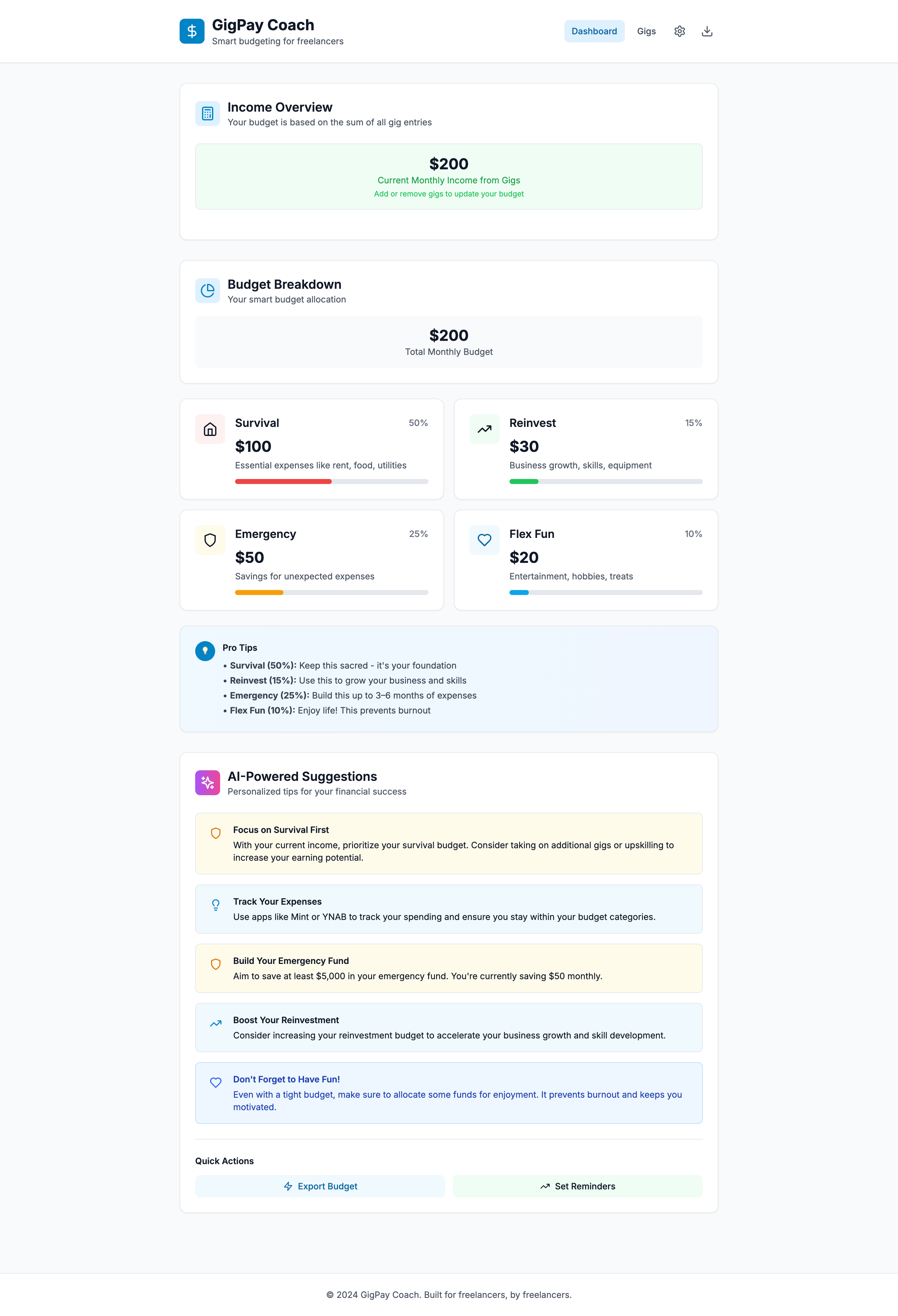 GigPay Coach gallery image