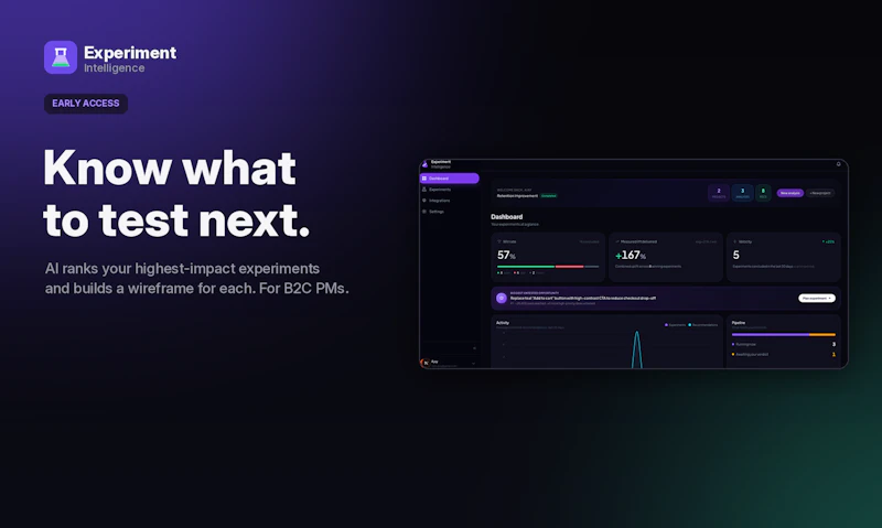 Experiment Intelligence screenshot 2