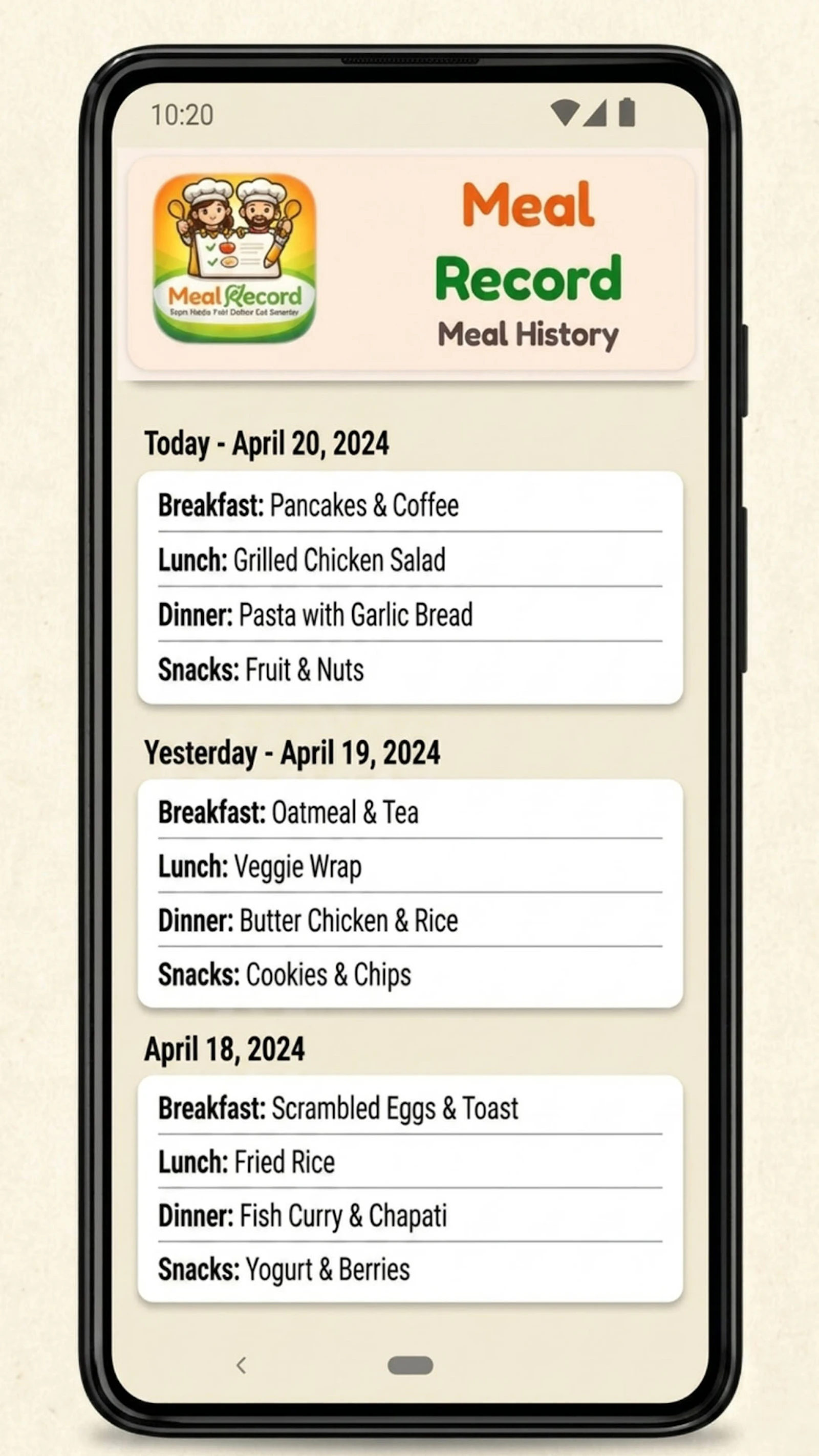 Meal Record: Track Daily Meals screenshot 6
