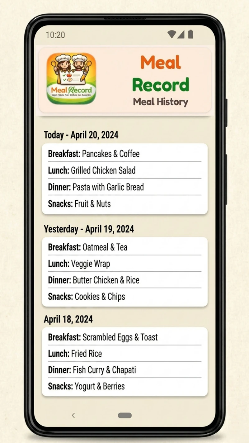 Meal Record: Track Daily Meals screenshot 6