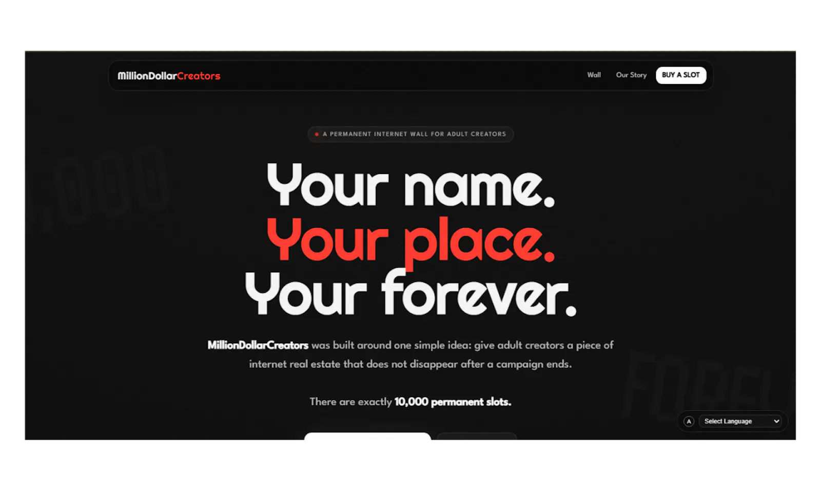 MillionDollarCreators.io screenshot 1