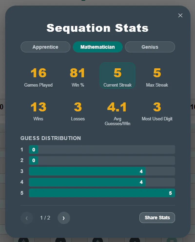 Sequation screenshot 5