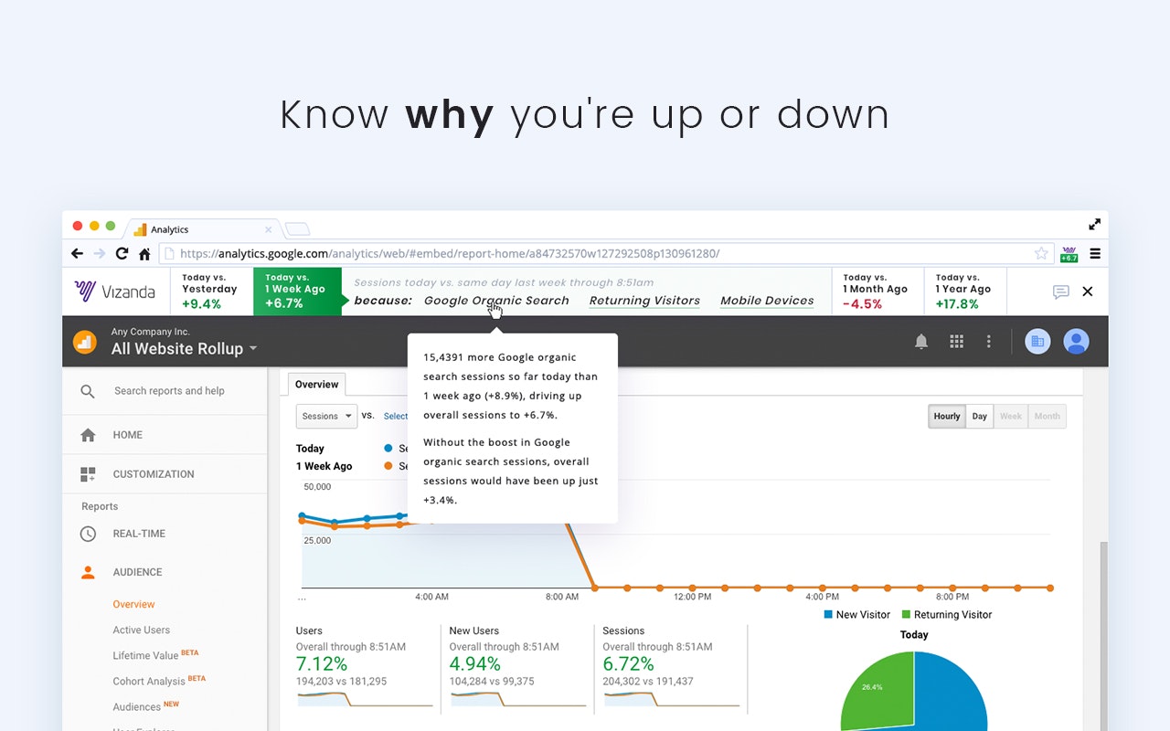 Vizanda for Google Analytics gallery image
