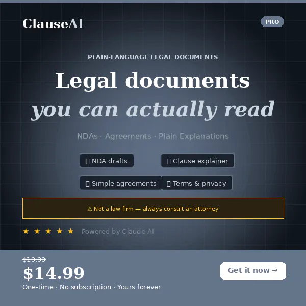 Plain-Language Legal Document Toolkit 