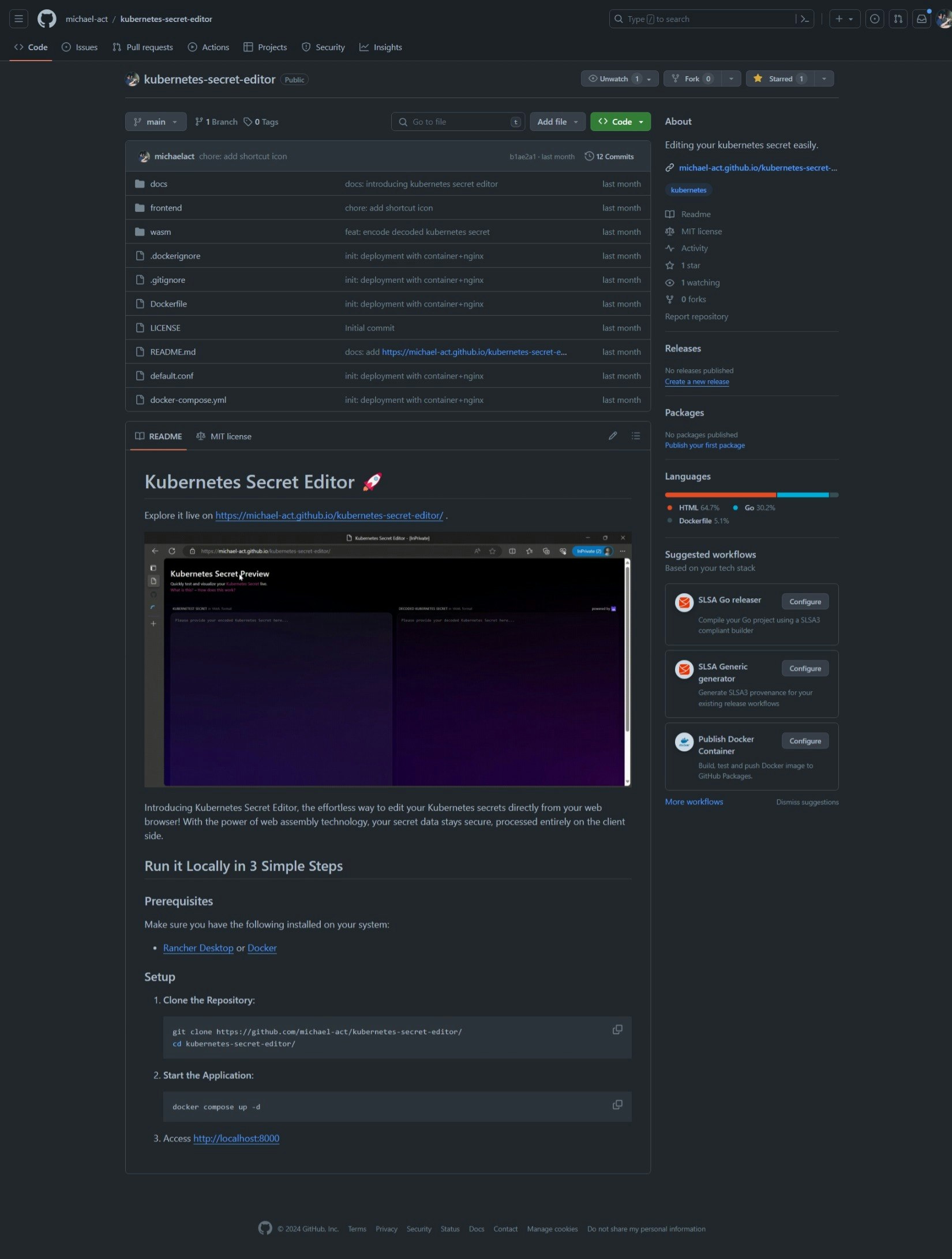 Kubernetes Secret Editor media 2