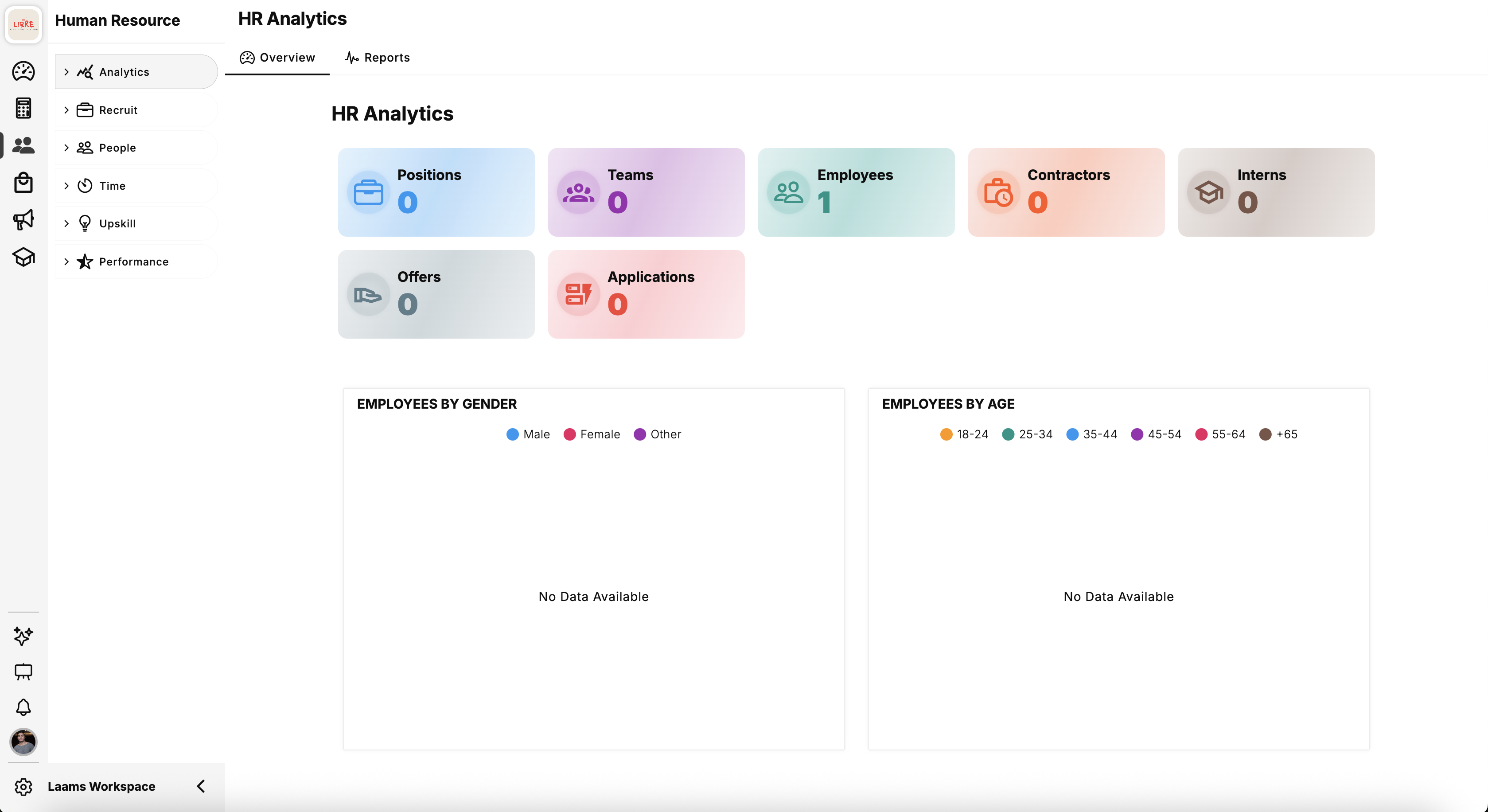 Laams Workspace - Screenshot 2 showing product features and functionality