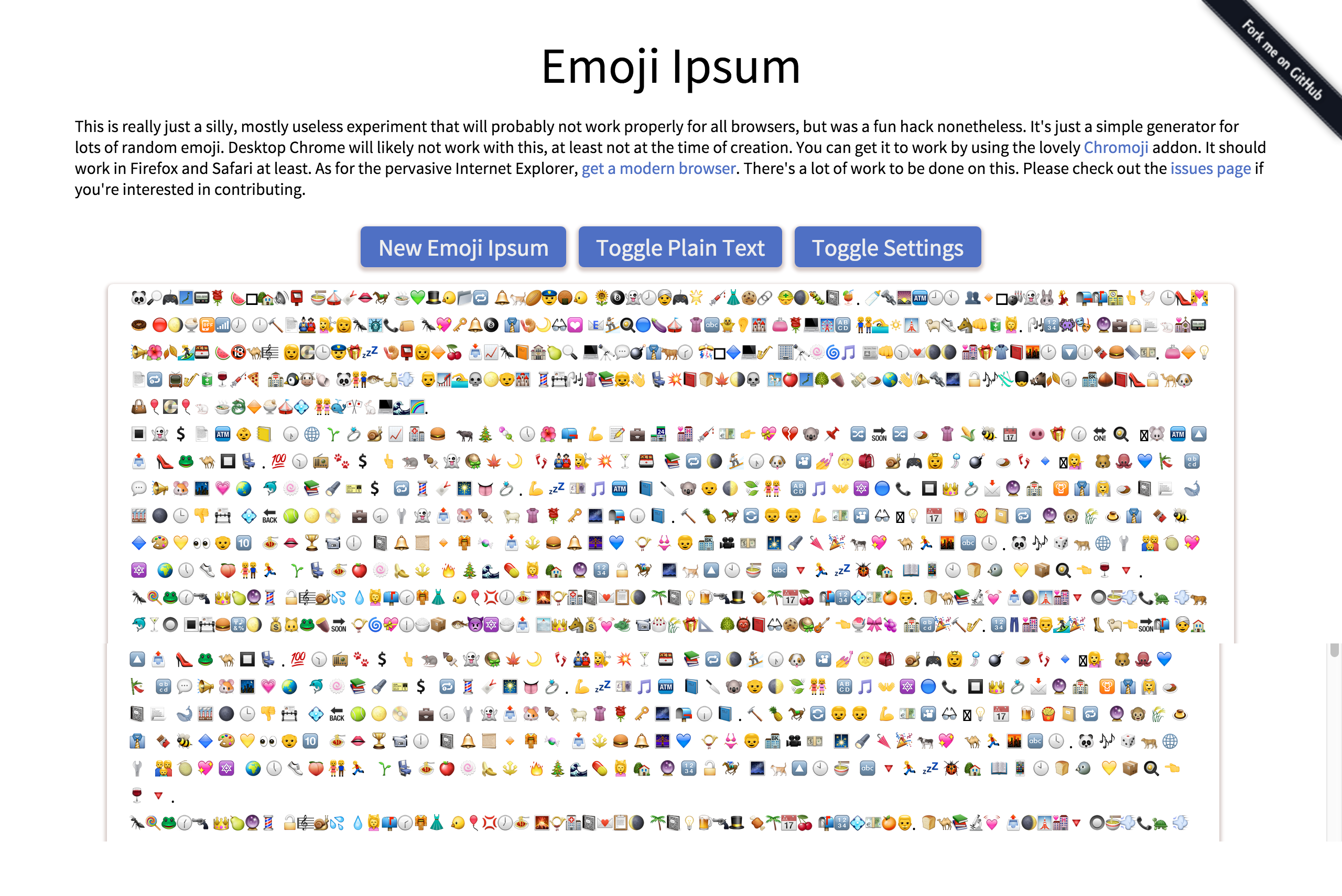 Emoji Ipsum gallery image