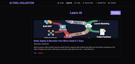 AI tool collector gallery image
