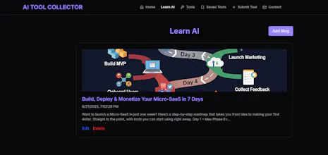 AI tool collector gallery image