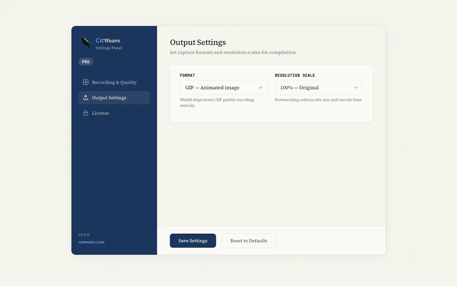 CstWeave screenshot 4