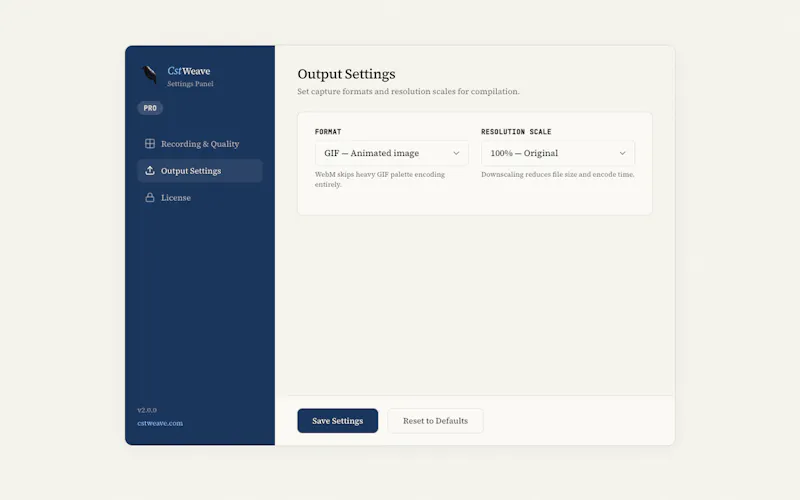 CstWeave screenshot 4