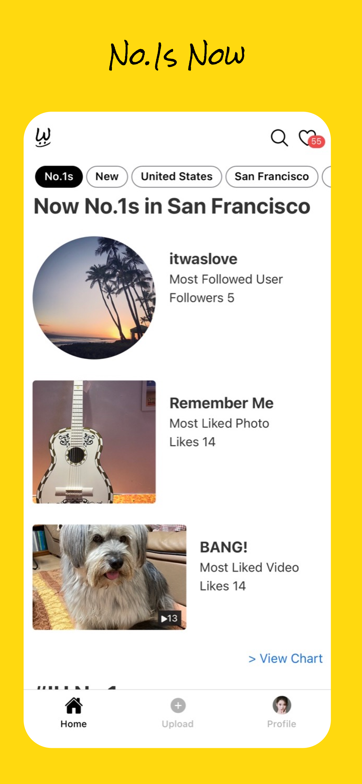 SweepChart: Like, Follow, Rank gallery image