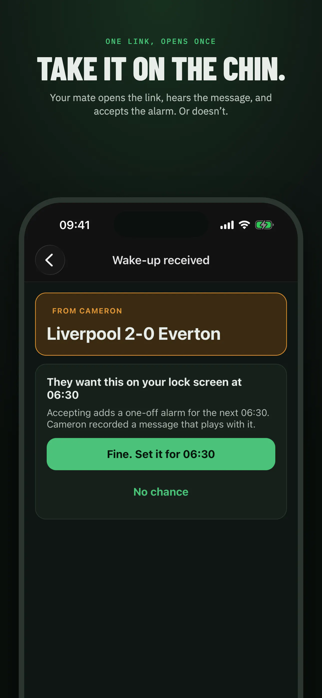 The Football Alarm Clock gallery image