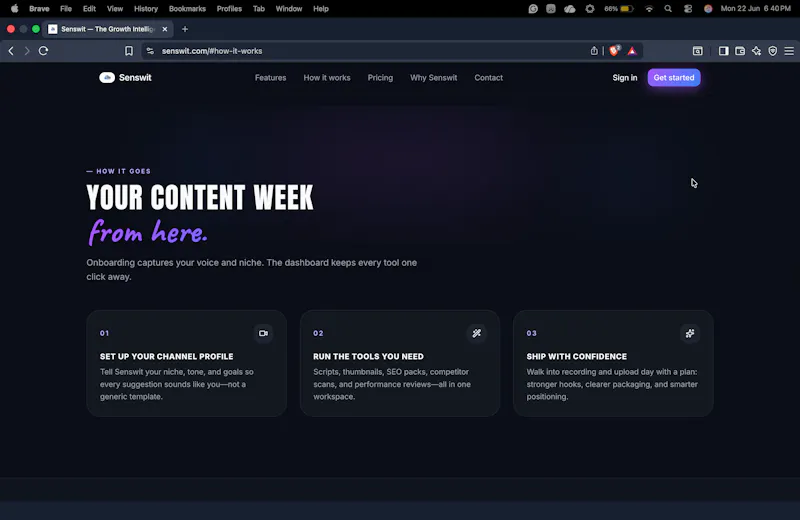 Senswit screenshot 4