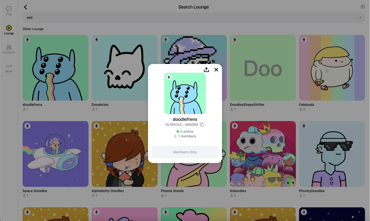 방법 - Web3 Messenger, DM에서 지갑 소유자 미디어 6