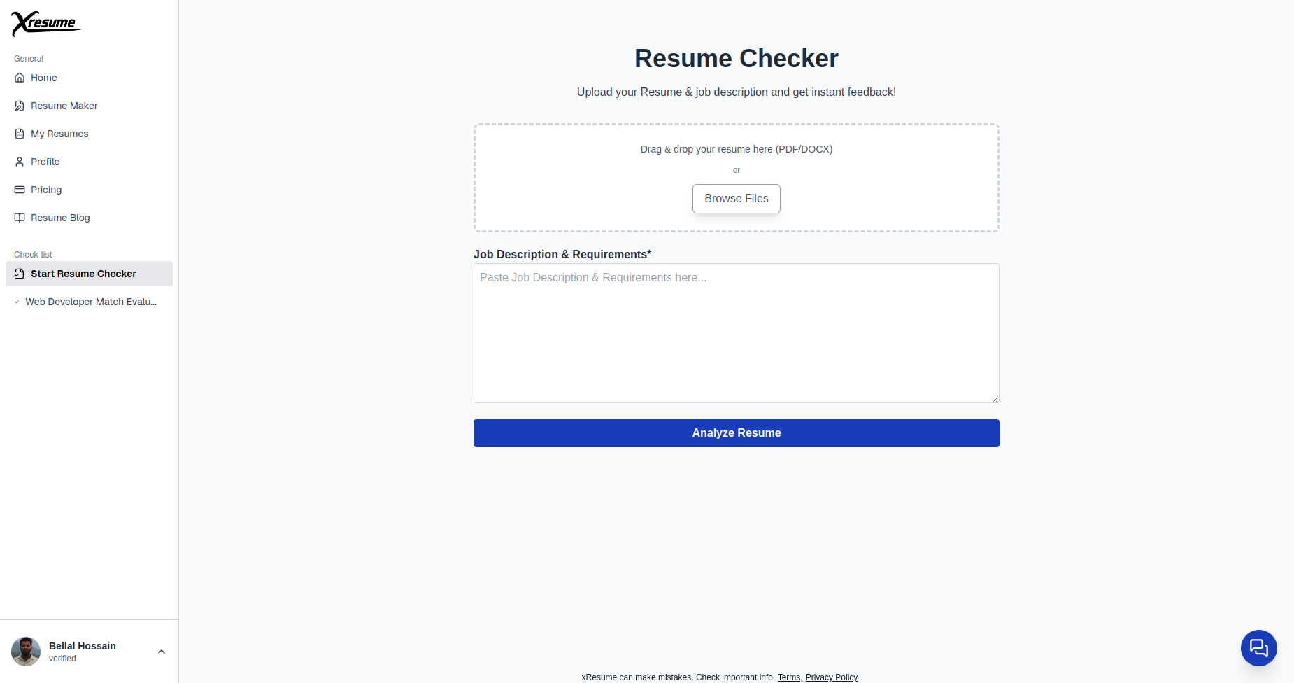 xResume gallery image