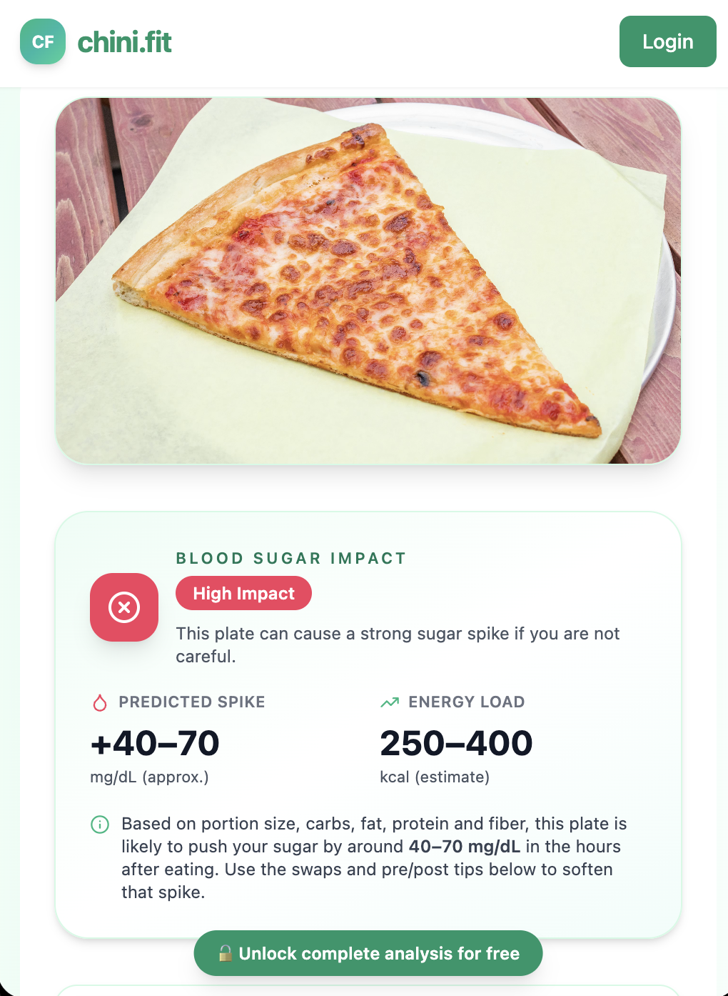 Chini.Fit - Find Hidden Sugar in Meals gallery image