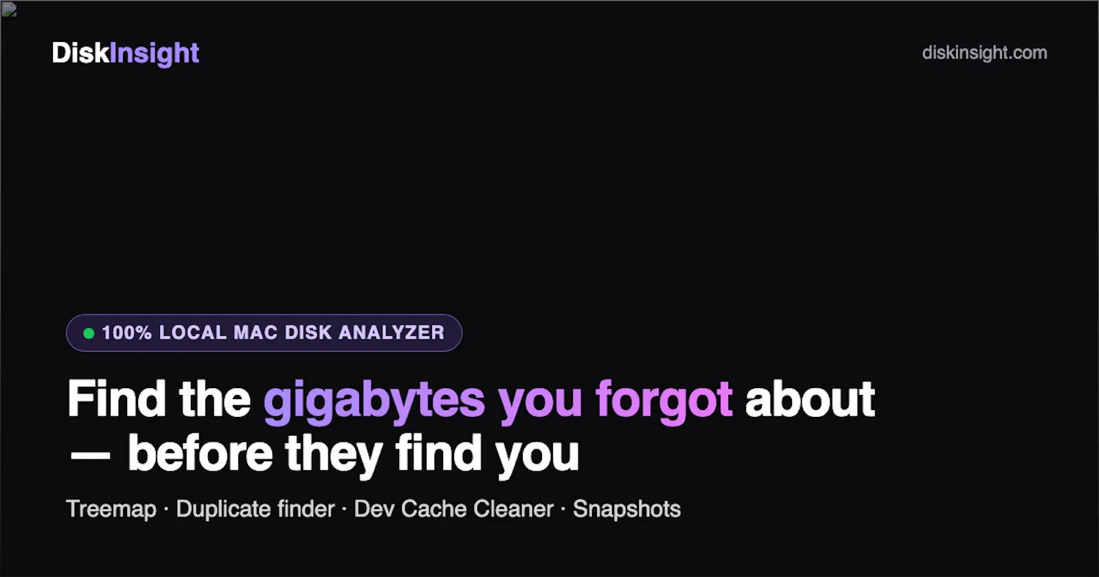 DiskInsight screenshot 1