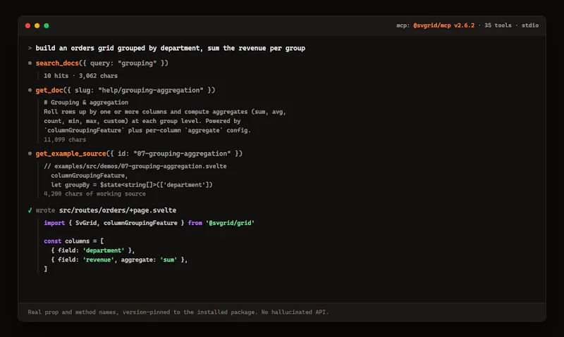 SvGrid screenshot 1