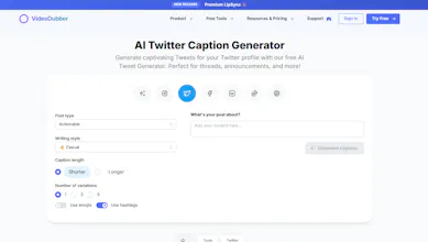 Twitter Caption generator gallery image