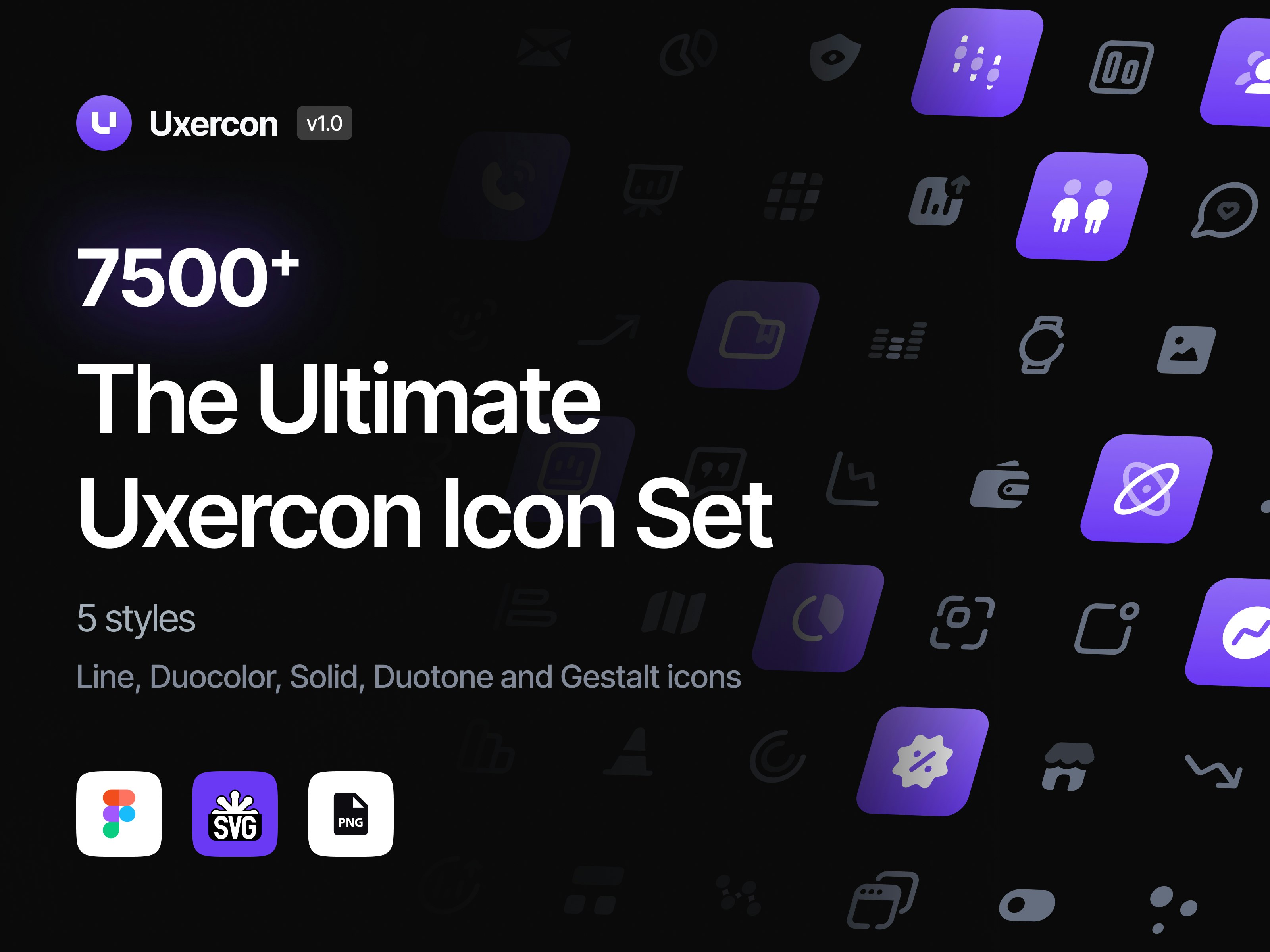 uxercon-icon-library - Perfectly crafted to complement your design