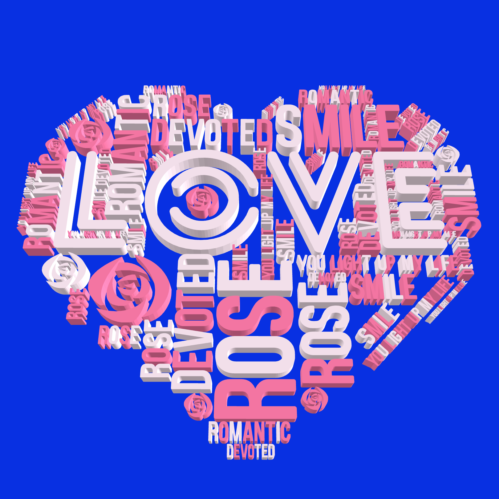 เมฆคำ 3 มิติ - Word Cloud สร้างขึ้น media 3