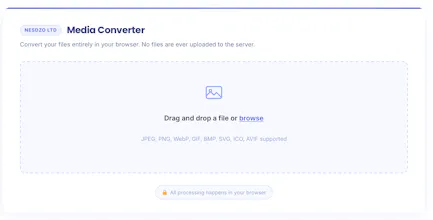 Free Browser Based Image Converter gallery image