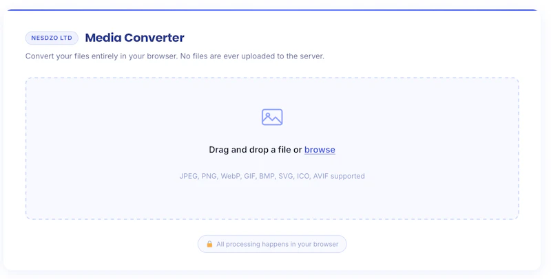 Free Browser Based Image Converter screenshot 3