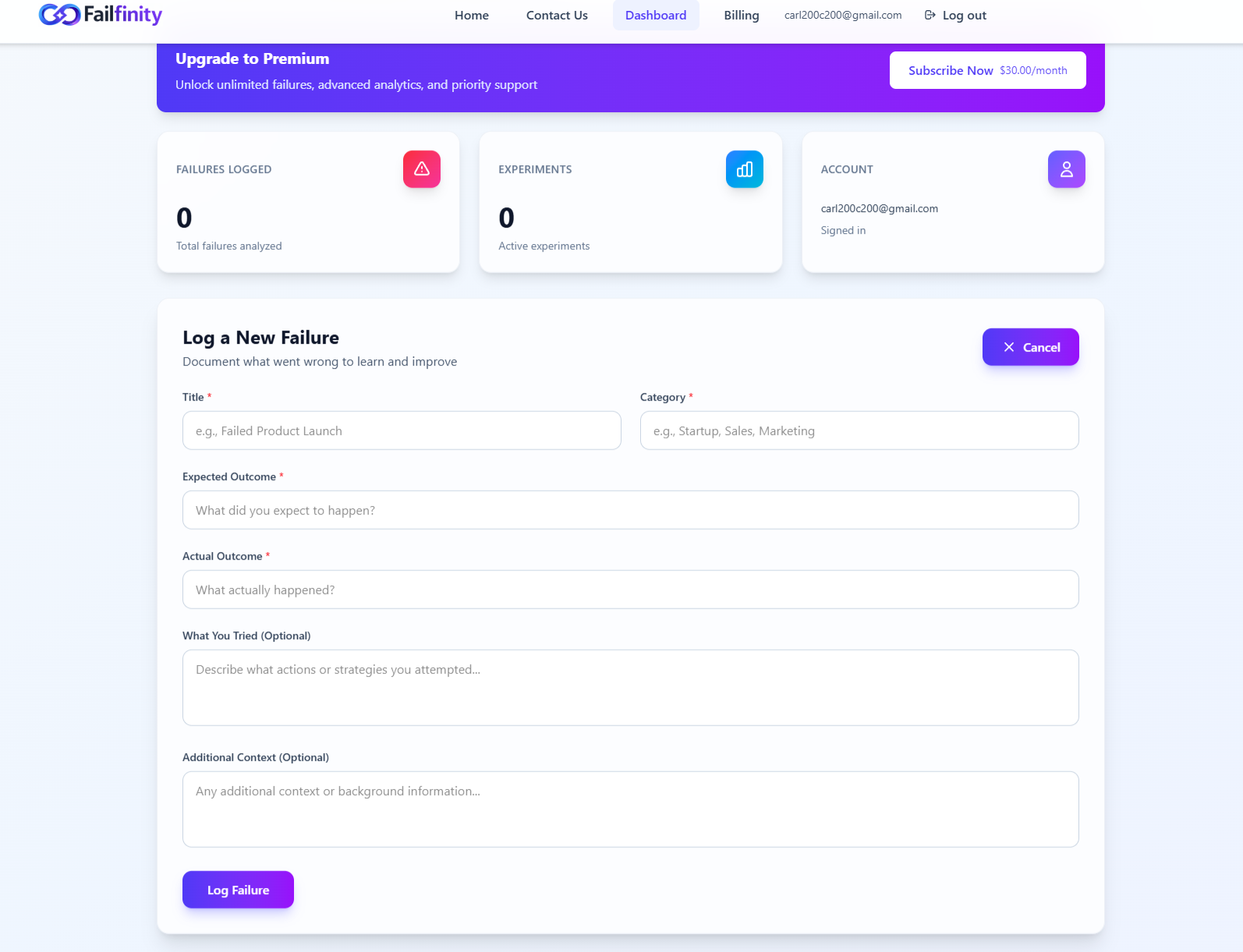 Failfinity gallery image