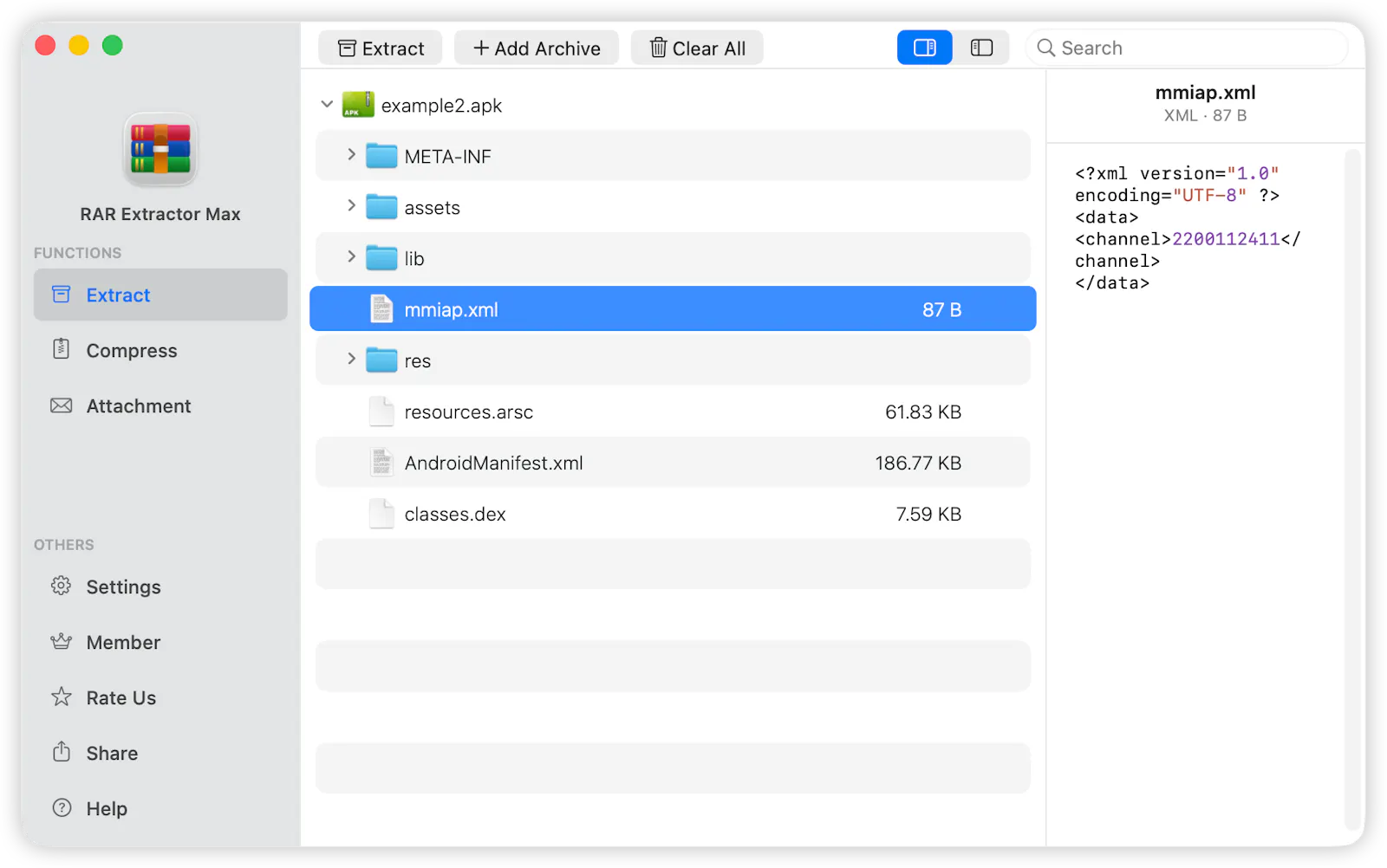 RAR Extractor - unzip file screenshot 2