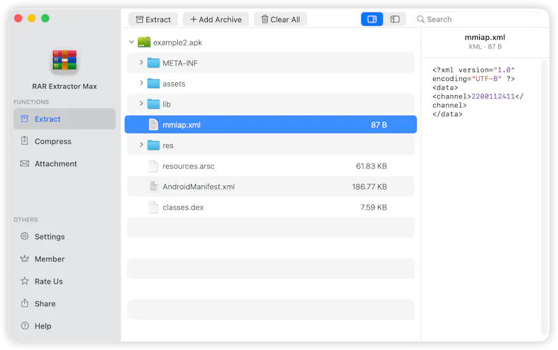 RAR Extractor - unzip file screenshot 2