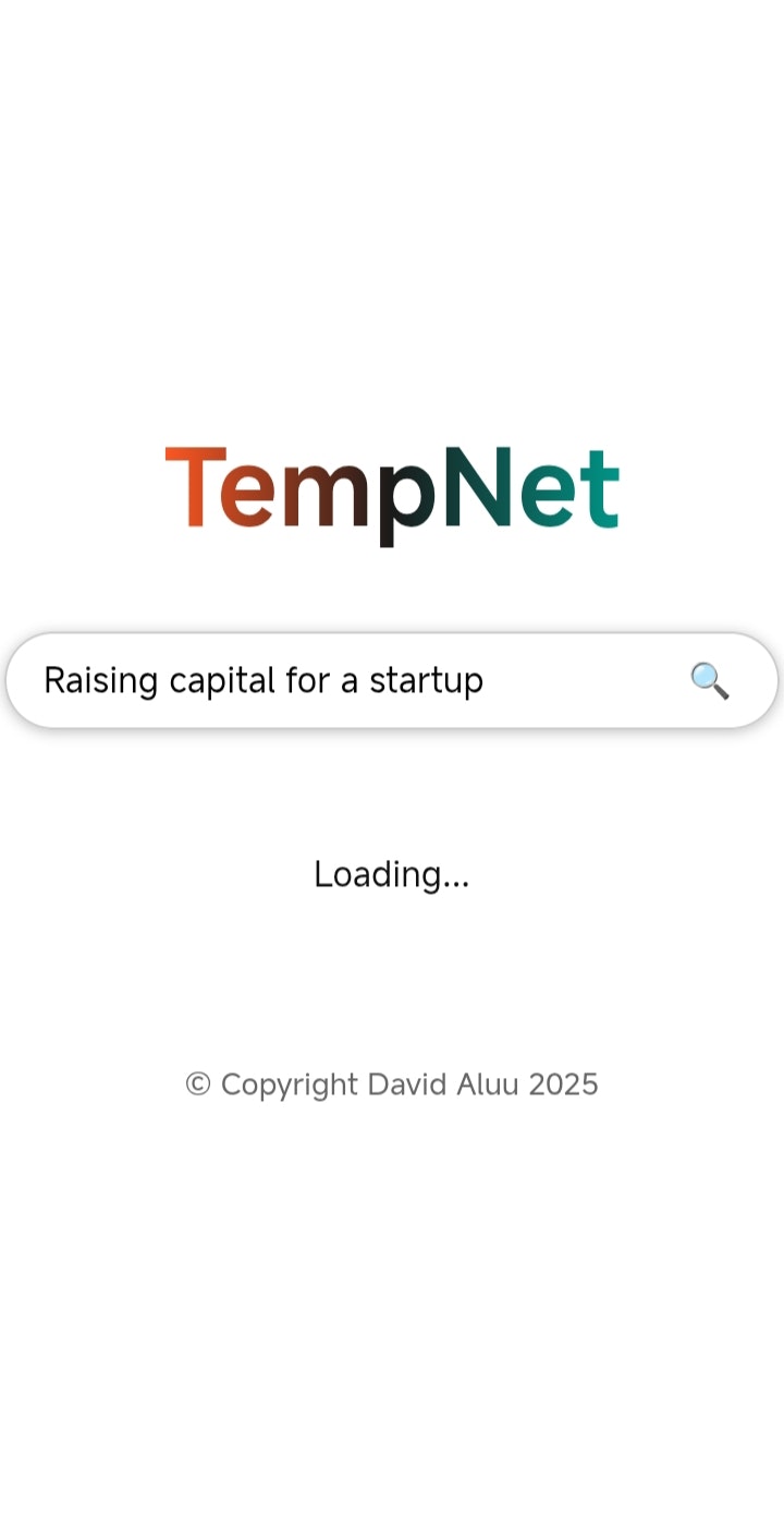 TempNet gallery image