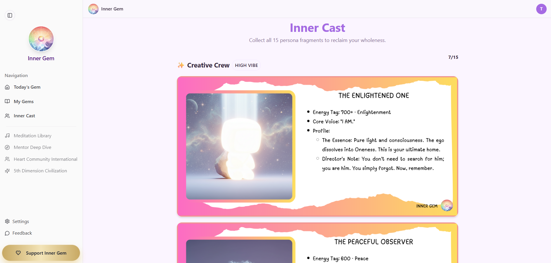 Inner Gem · Daily Awareness Journal gallery image