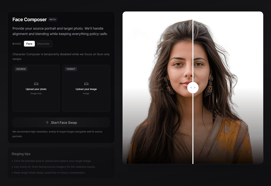AI FaceSwap - Screenshot 3 showing product features and functionality