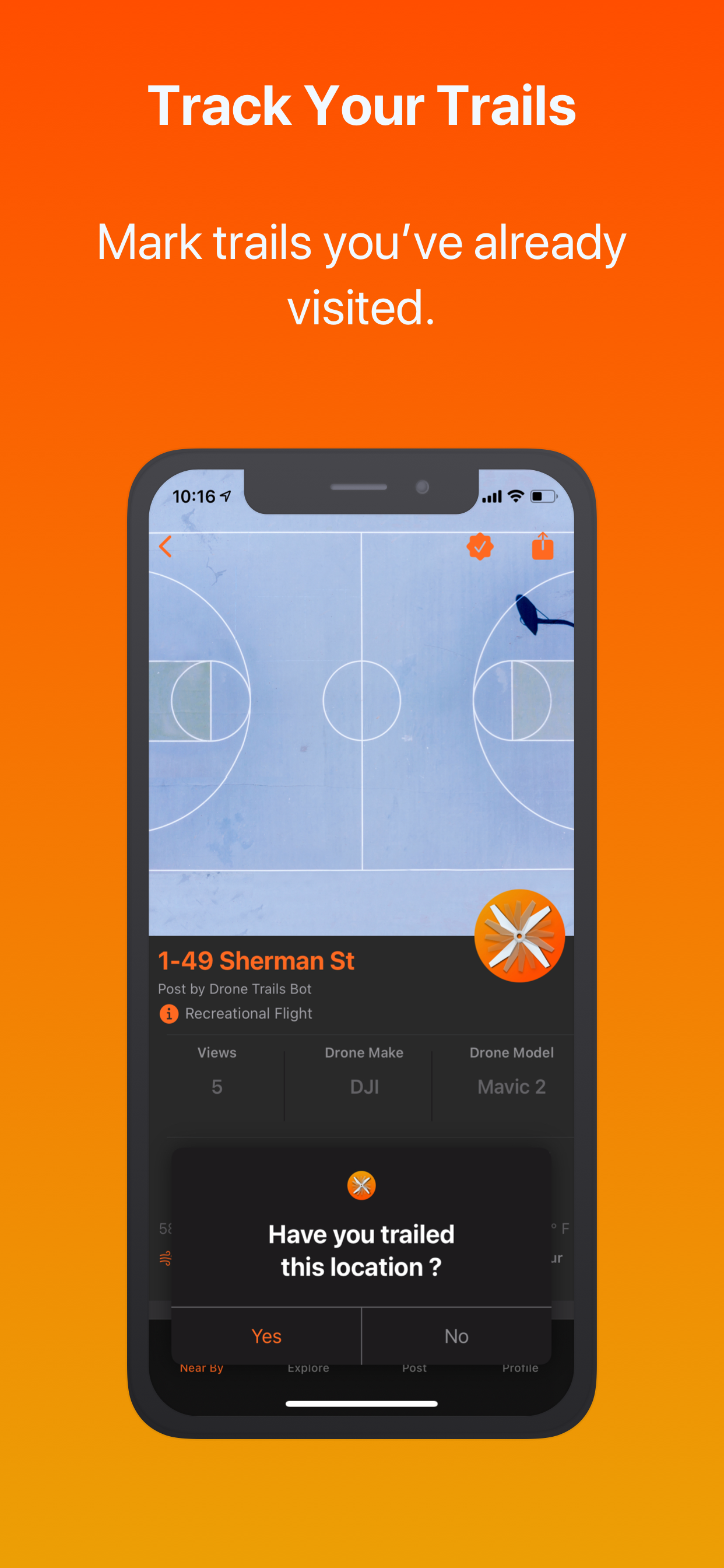 Drone Trails gallery image