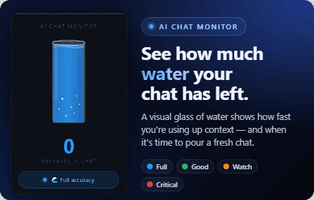 AI Chat Context Monitor gallery image