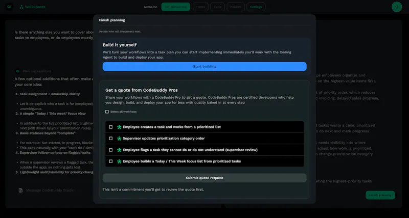 CodeBuddy screenshot 5