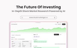 Stock Market GPT for Investment Research media 1