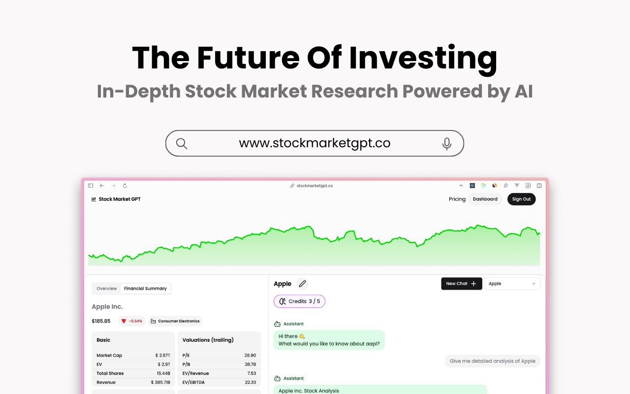 startuptile Stock Market GPT for Investment Research-AI powered stocks balance sheets analyst report comparison